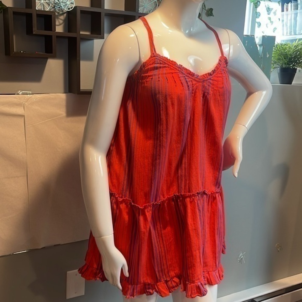 Universal Threads Spaghetti Strap‎ Pinstripe Dres… - image 4